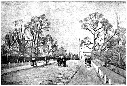 Camille Pissarro Landstrasse bei Sydenham (aus Kunst und Künstler 1904)