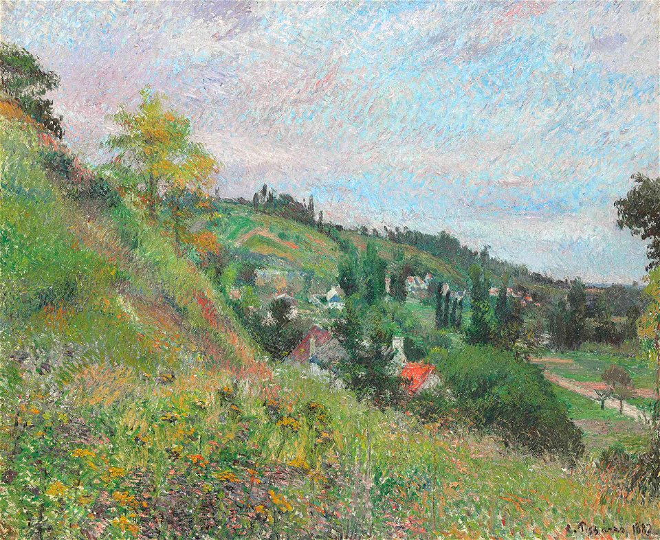 Camille pissarro les coteaux de chou pontoise