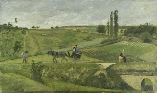 Camille Pissarro, Route d'Ennery, 1874, RF 1973 19, Musée d'Orsay
