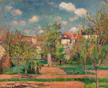 Camille Pissarro, Garden in Full Sunlight (Le Jardin au grand soleil, Pontoise), 1876, BF324, Barnes Foundation