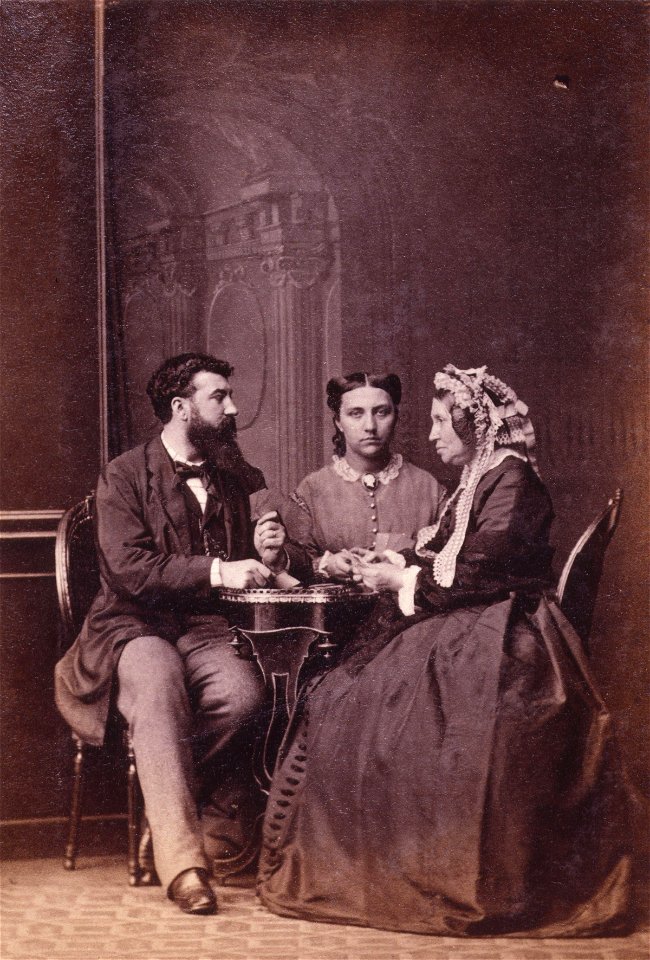 Camille Silvy; (Louise Marie Elisabeth Lucie) Alice Silvy (née Monnier); Marie-Louise Silvy (née Pied) by Camille Silvy