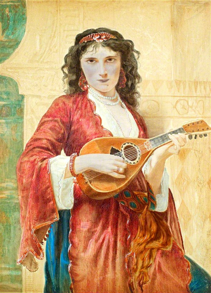 Camille Victor Louis Muller (1861-1880) (possibly) - A Gipsy Lady - 461473 - National Trust