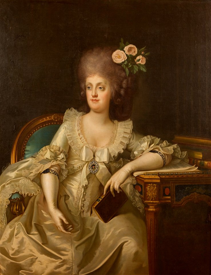 Camillo Landini - Ritratto di Maria Carolina d'Austria (1787)