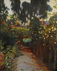Camino de rosas - Santiago Rusiñol