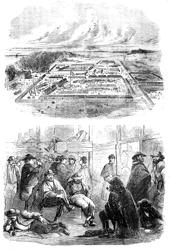 Camp Douglas (Chicago), Harper's Weekly April 5, 1862