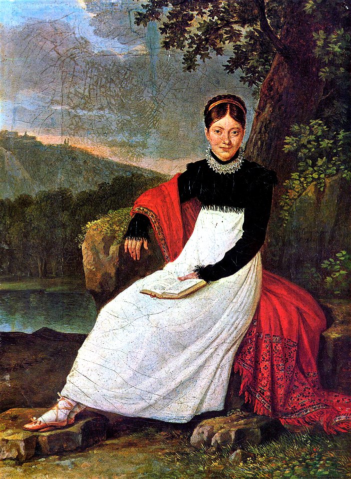 Giuseppe Cammarano - La regina Carolina Bonaparte