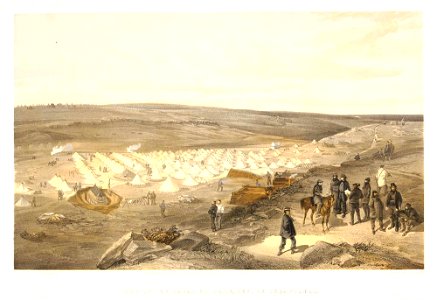 Camp of the Naval Brigade, before Sebastopol (BM 1932,0614.18)