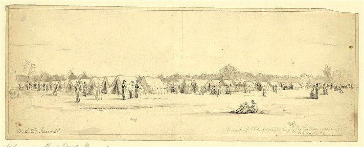 Camp of the seventh reg. N.Y. near Washington on 14th St LCCN2004661326