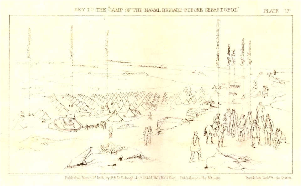 Camp of the Naval Brigade, before Sebastopol (BM 1944,0405.2.17 1)