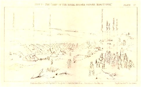 Camp of the Naval Brigade, before Sebastopol (BM 1944,0405.2.17 1)
