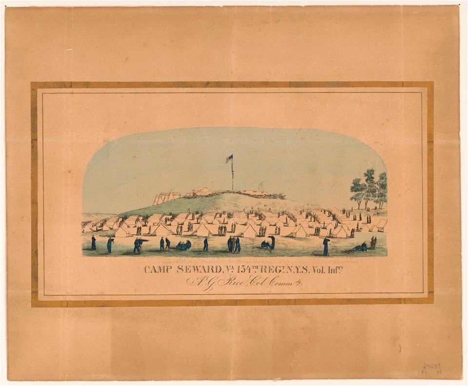 Camp Seward, VA. 154th. Regt. N.Y.S. Vol. Infry LCCN2003680839