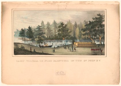 Camp Volusia or Fort Barnwell on the St. John E.F. LCCN93511010