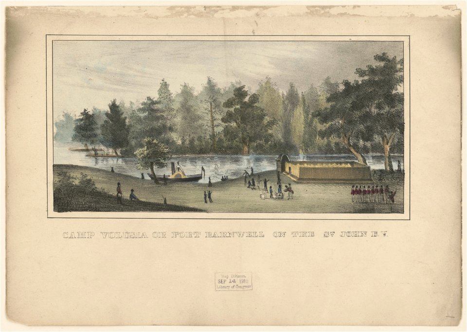 Camp Volusia or Fort Barnwell on the St. John E.F. LCCN93511010