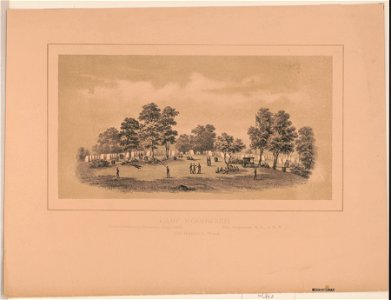Camp Woodward, near Centennial Grounds, July, 1876 LCCN2003680851
