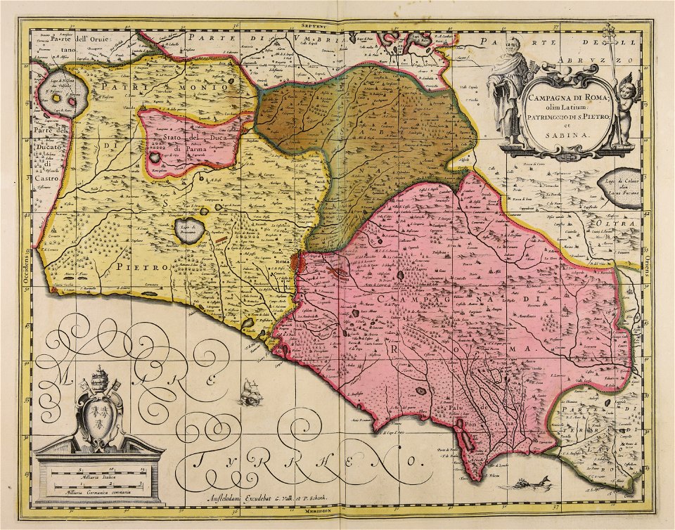 Campagna di Roma olim Latium patrimonio di S. Pietro et Sabina - CBT 5882212
