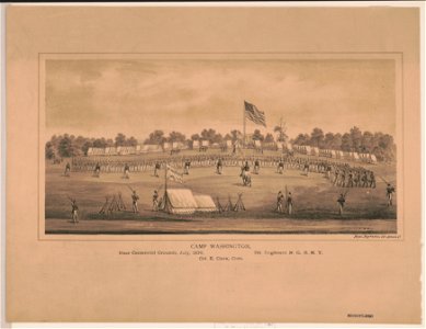 Camp Washington, near Centennial Grounds, July, 1876 LCCN2003680850
