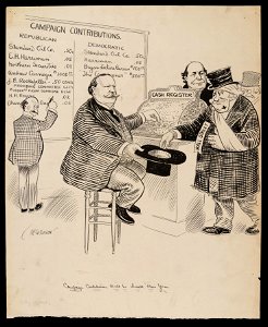 Campaign contributions will be small this year, May 27, 1908 (NBY 1473)
