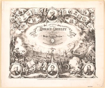 Campaign print for Horace Greeley LCCN2003671797