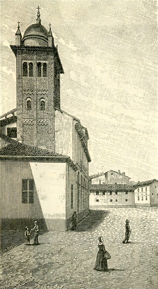 Campanile della chiesa delle Orsoline in Alessandria