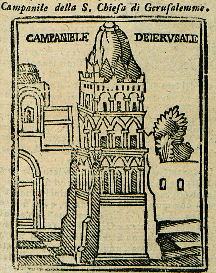 Campanile della SChiesa di Gerusalemme - Bianco Noe - 1600