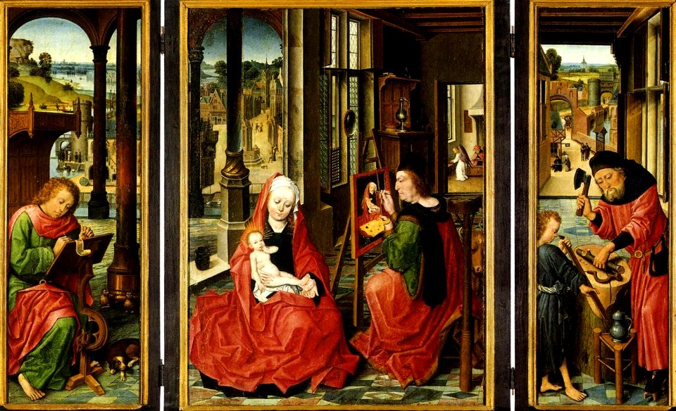 Campin - St Luke Triptych