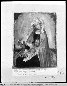 Campin (zugeschrieben & Nachahmer) - Maria mit dem Kinde um 1480-1500, WRM 0489