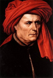 Robert Campin - Portrait of a Man - WGA14401. Free illustration for personal and commercial use.