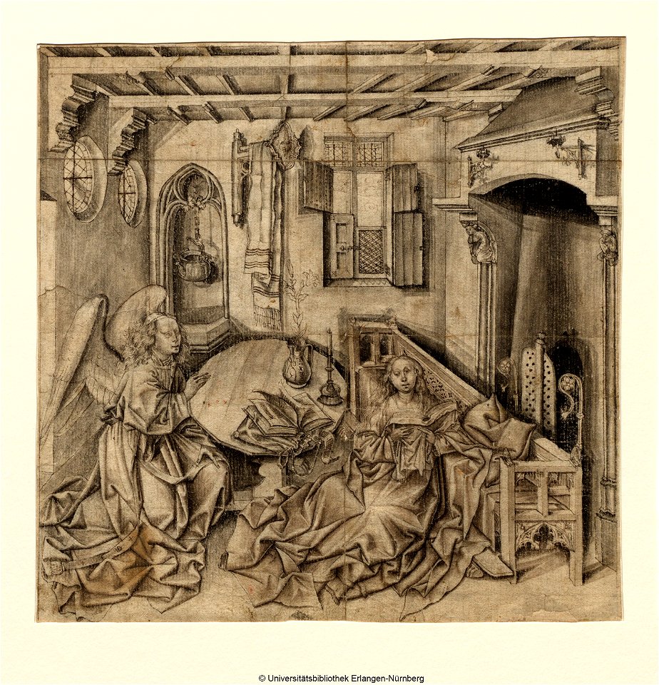 Campin - Verkündigung, B 1425