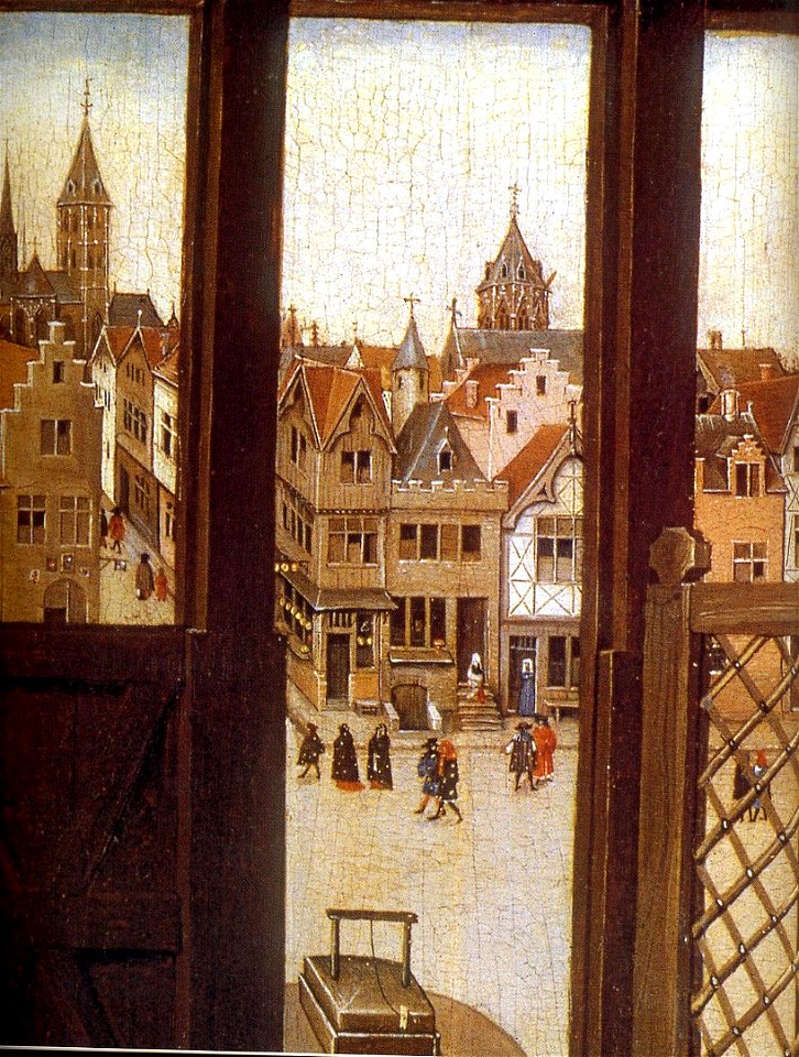 Campin, Merode Altarpiece, detail