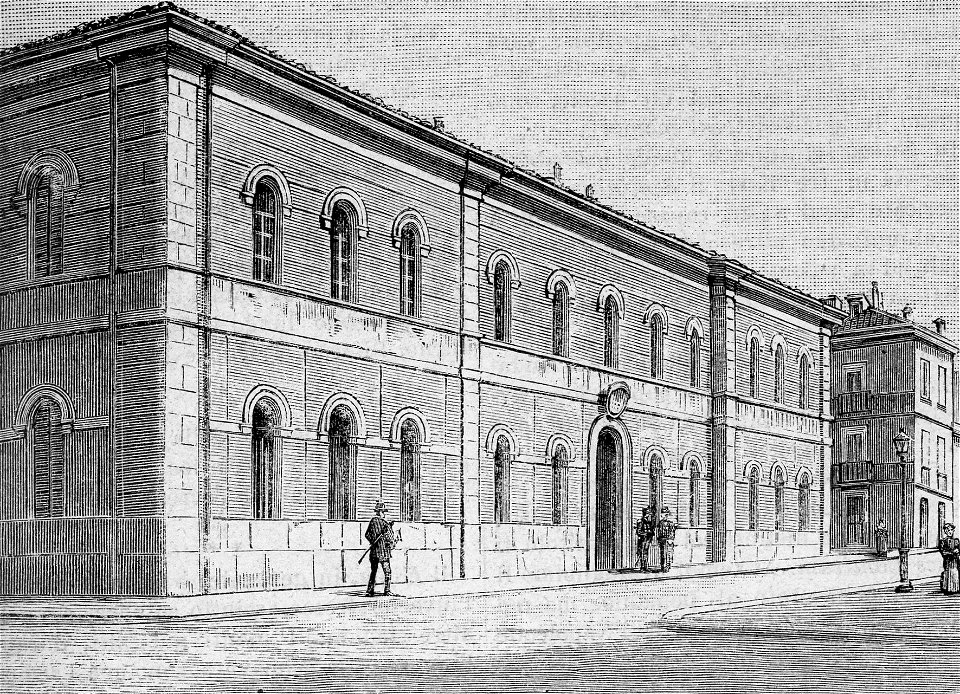 Campobasso – Caserma dei R. Carabinieri (xilografia)