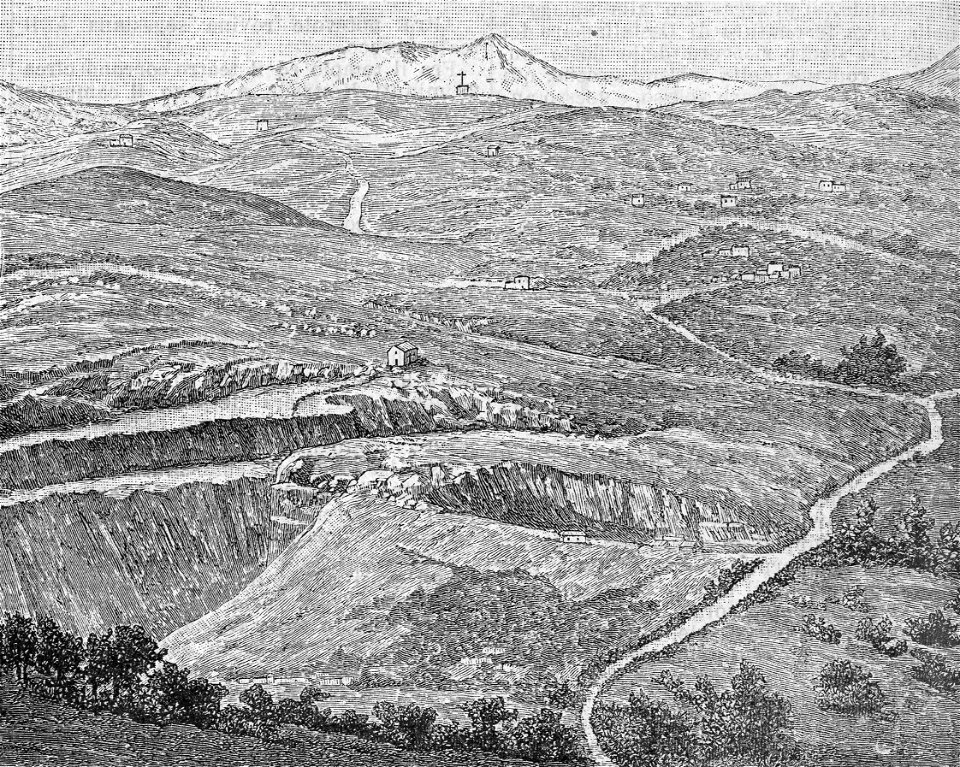 Campo di battaglia di Calatafimi (xilografia)