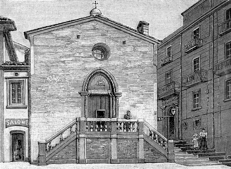 Campobasso – Chiesa di San Leonardo (xilografia)