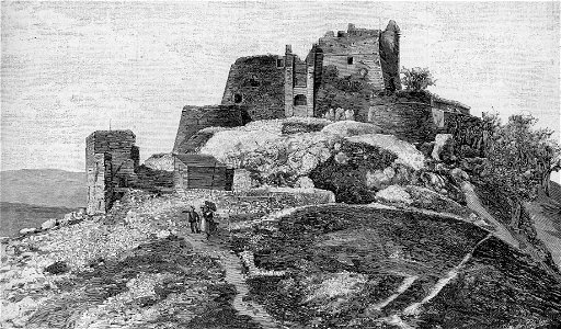 Campobasso – Castello Monforte (xilografia)