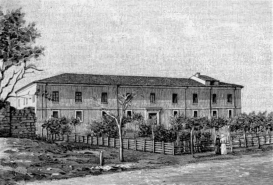 Campobasso – Ospedale Civile e Militare (xilografia)