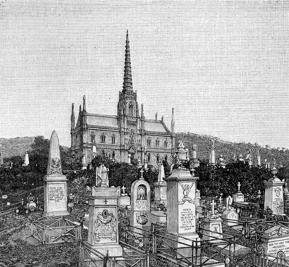 Camposanto di Messina (xilografia)