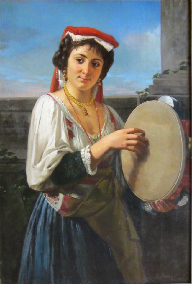 Campos, Miguel - Muchacha napolitana 1872 o-t