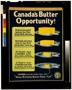 Canada's butter opportunity LCCN2005696900. Free illustration for personal and commercial use.