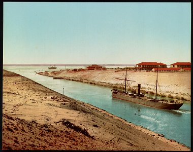 Canal de Suez, entrée au Lac Timsah LCCN2017656986