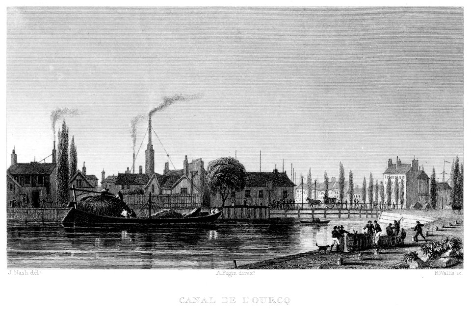 Canal de l'Ourcq, 1831
