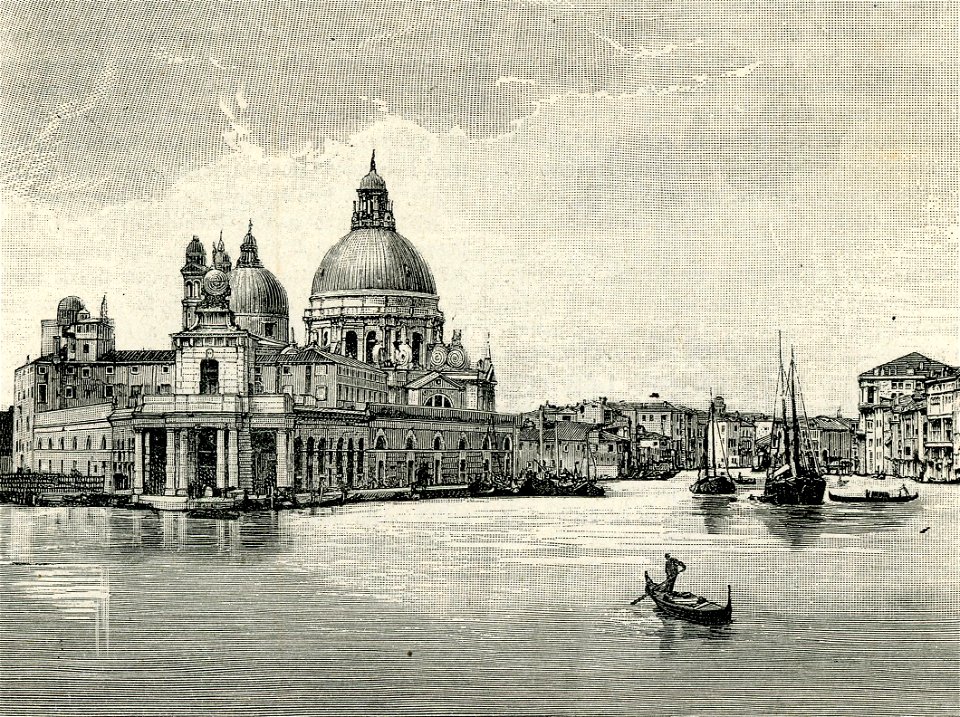 Canal Grande Dogana e chiesa di Santa Maria della Salute