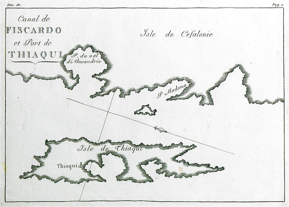 Canal de Fiscardo et port de Thiaqui - Grasset De Saint-sauveur André - 1800