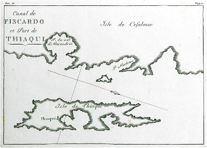 Canal de Fiscardo et port de Thiaqui - Grasset De Saint-sauveur André - 1800