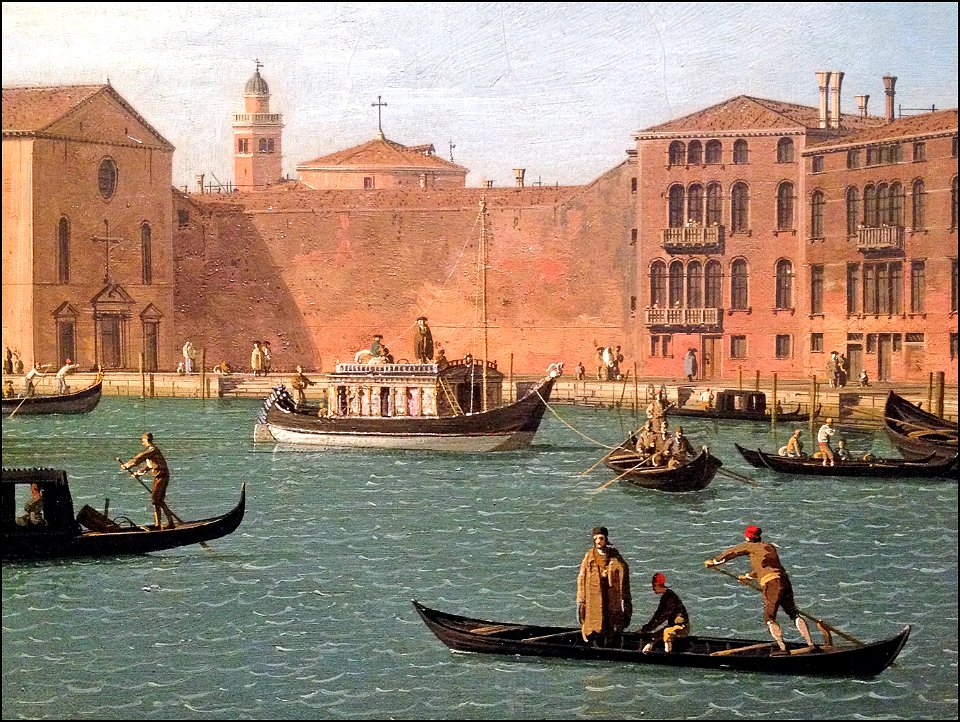 Le Burchiello à Venise en 1730-1735 (Canaletto) (6888692183)