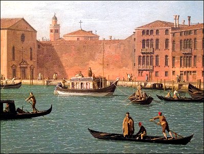 Le Burchiello à Venise en 1730-1735 (Canaletto) (6888692183)