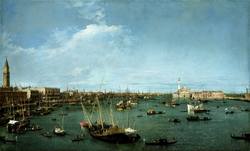 Canaletto (Giovanni Antonio Canal) - Bacino di San Marco, Venice - Google Art Project