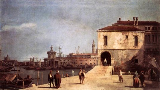 Giovanni Antonio Canal, il Canaletto - The Fonteghetto della Farina - WGA03888