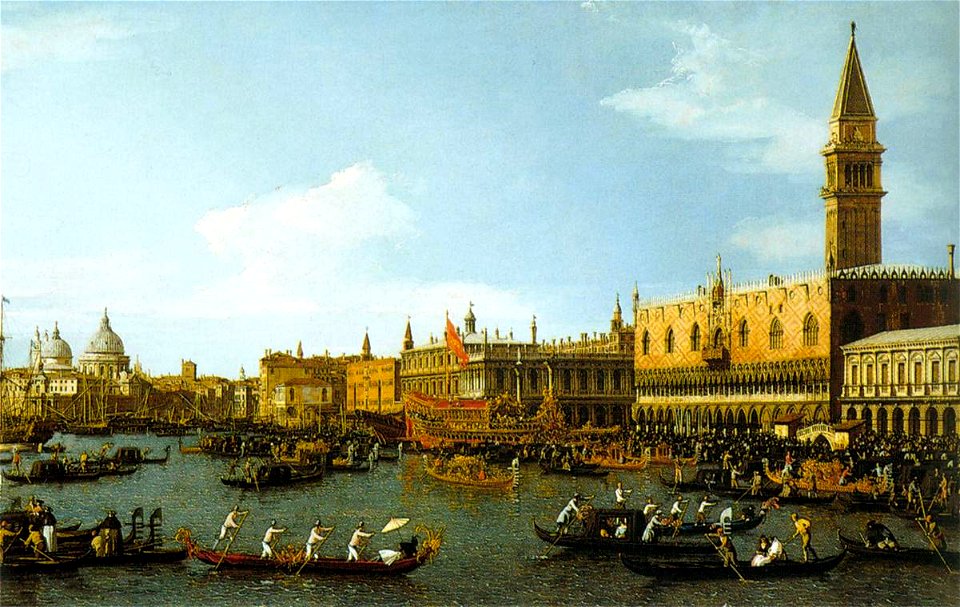 Giovanni Antonio Canal, il Canaletto - The Bucintoro, Venice - WGA03939