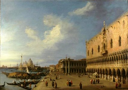 Canaletto - 'View of Molo', oil on canvas, c. 1730s, El Paso Museum of Art