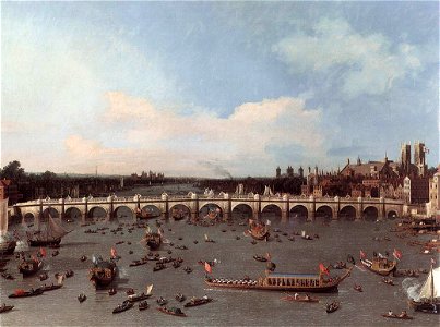 Canaletto Westminster Bridge 1747