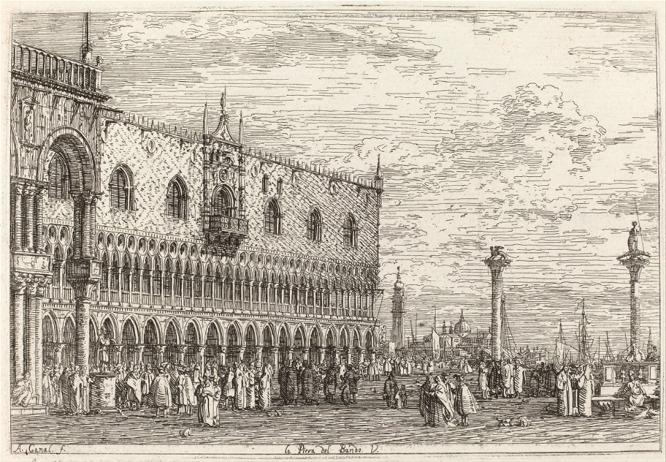 Canaletto - La Piera del Bando. V. - Google Art Project